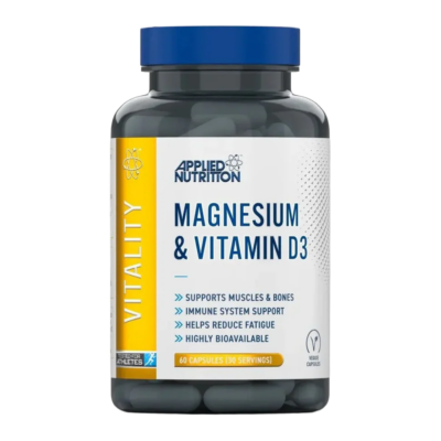 Applied-Nutrition-Magnesium-Vitamin-D3-60-kapslit